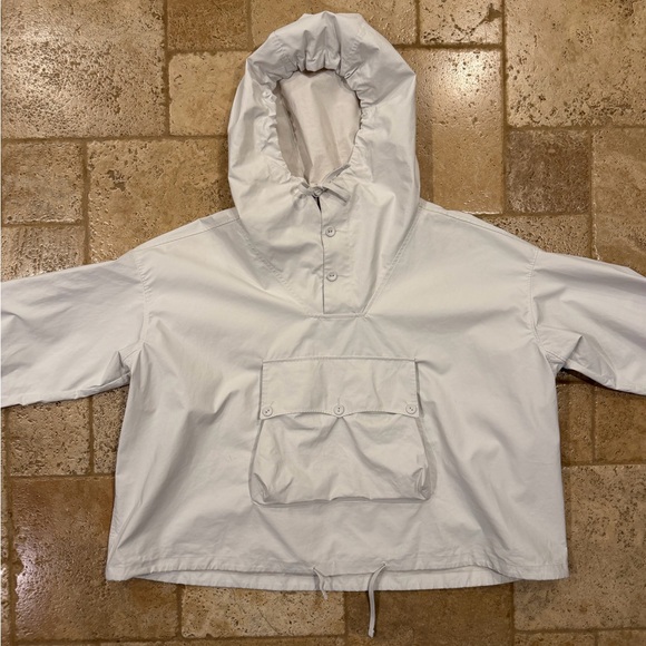 Maison Margiela Poly Coated White/Cream Anorak Hooded Jacket - Picture 5 of 16